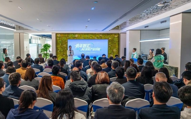 汇聚青年智慧，AI赋能产业创新，青浦白鹤镇这场对接会搭起青年科创平台