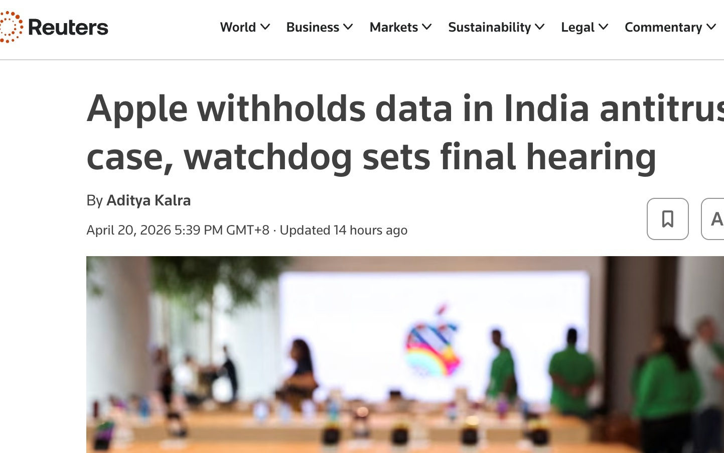 因拒交数据，苹果或在印度面临380亿美元反垄断处罚