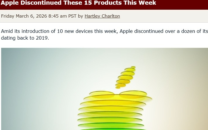 捡漏时刻！苹果15款产品停产，第三方平台已大幅降价