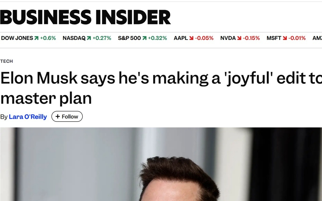 马斯克拟调整特斯拉使命表述，从“可持续富足”改为“惊异富足”