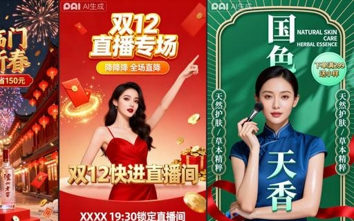 派生万物AI海报全面升级，让品牌视觉更出彩！