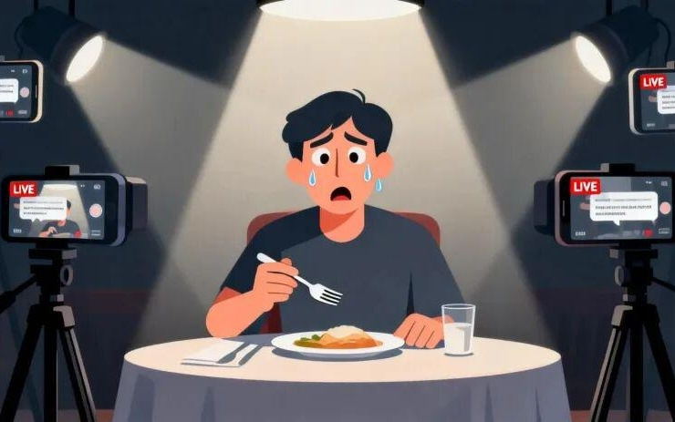 吃个饭咋就成了直播间“背景板”？商家直播边界在哪