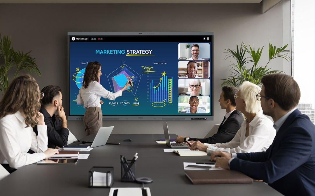 三星推出WAFX - P教室互动大屏，功能丰富适用于多场景