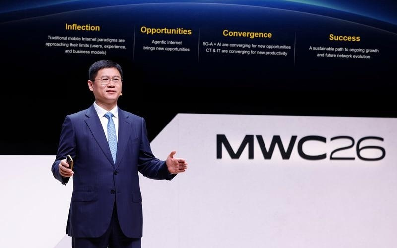 MWC26|十万亿级新蓝海，华为李鹏：5G-A与AI融合催生智能体互联网经济