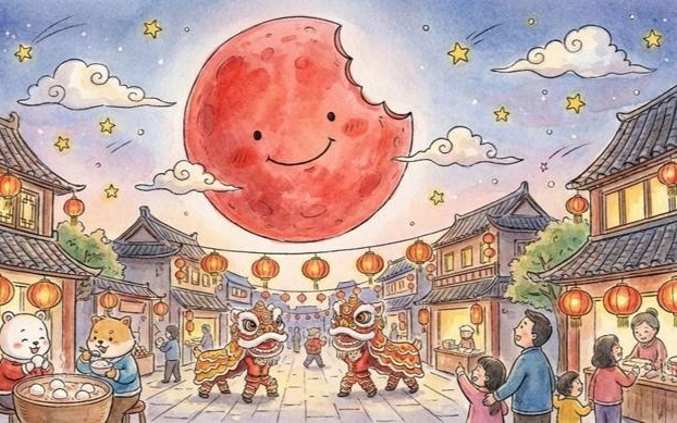 如果错过再等半世纪！明天元宵节，万家灯火之上将高悬一轮“红月”