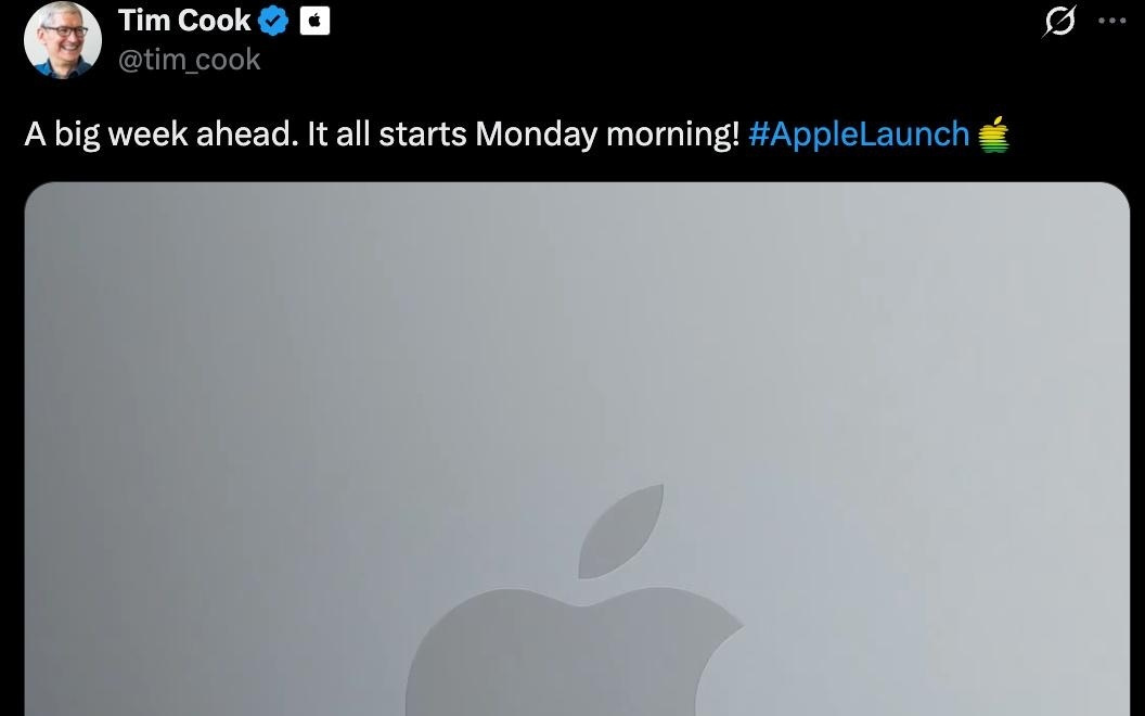 库克在X平台暗示苹果将从3月2日起陆续推出新品