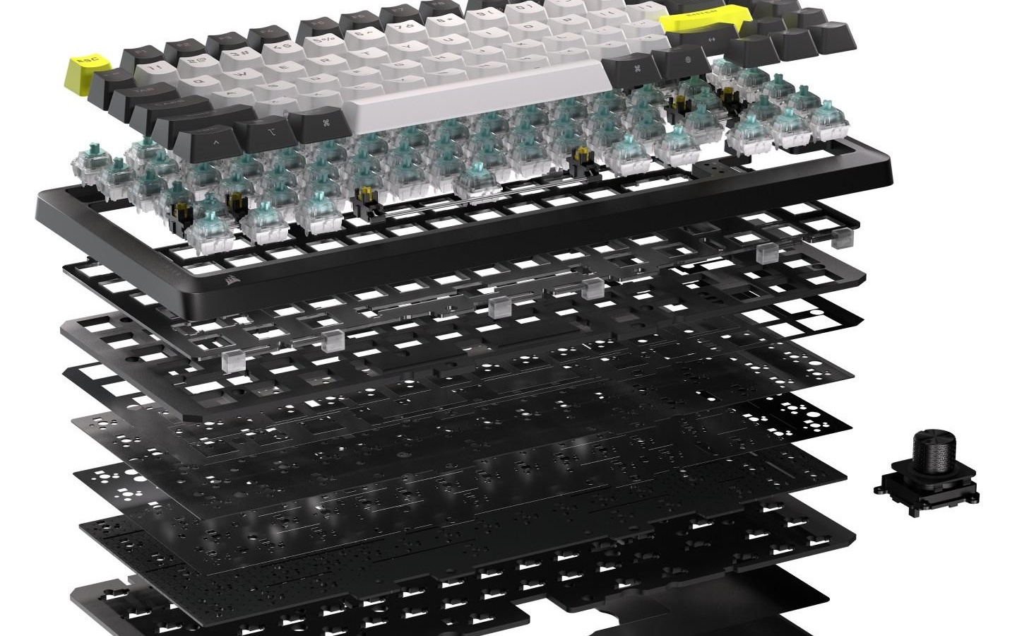 海盗船MAKR PRO 75霍尔效应磁轴键盘国行上市，1999元