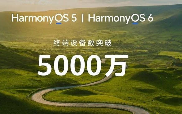 华为何刚:鸿蒙终端设备数已突破5000万台