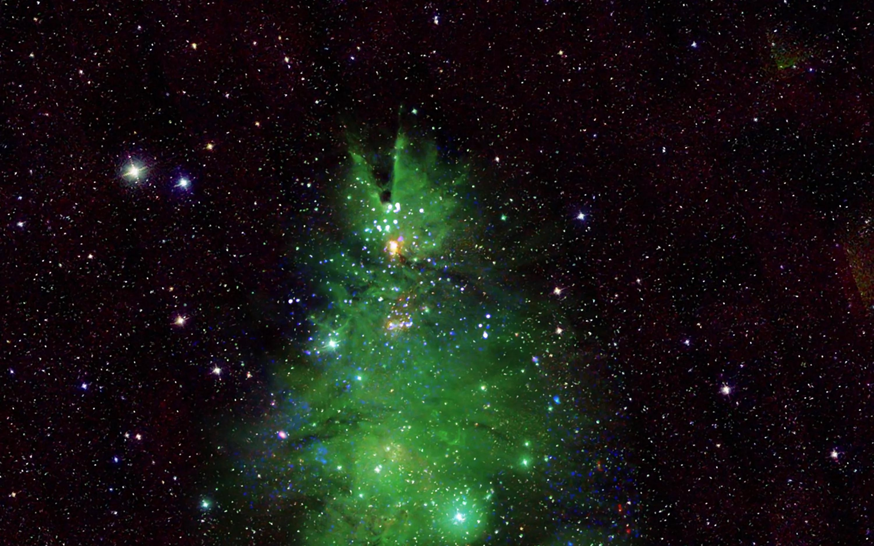 银河系有一棵“圣诞树”