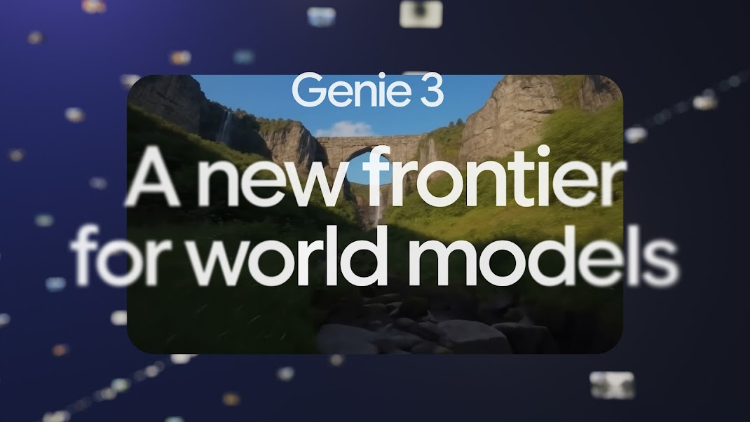 谷歌发布Genie 3：输入一句话，为你和智能体生成可玩的游戏世界
