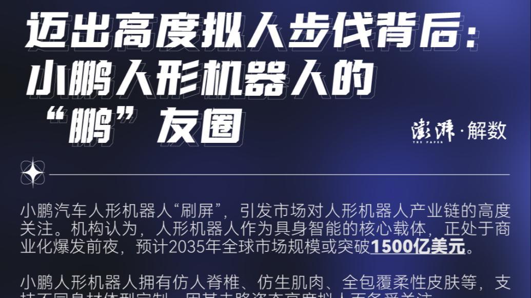 解数｜迈出高度拟人步伐背后：小鹏人形机器人的“鹏”友圈