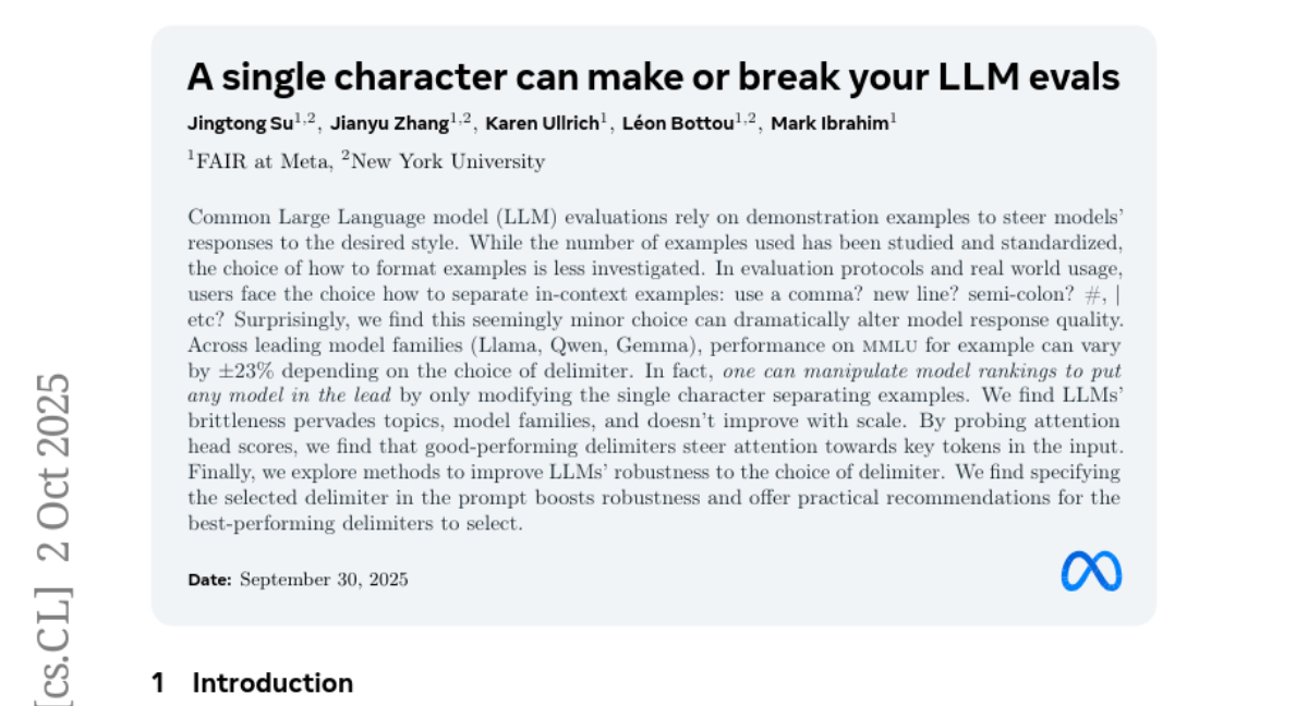 Meta的单字符革命：一个小符号如何颠覆AI评测体系