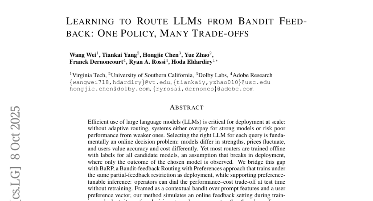 弗吉尼亚理工学院突破：AI路由器实现性价比最优模型调度