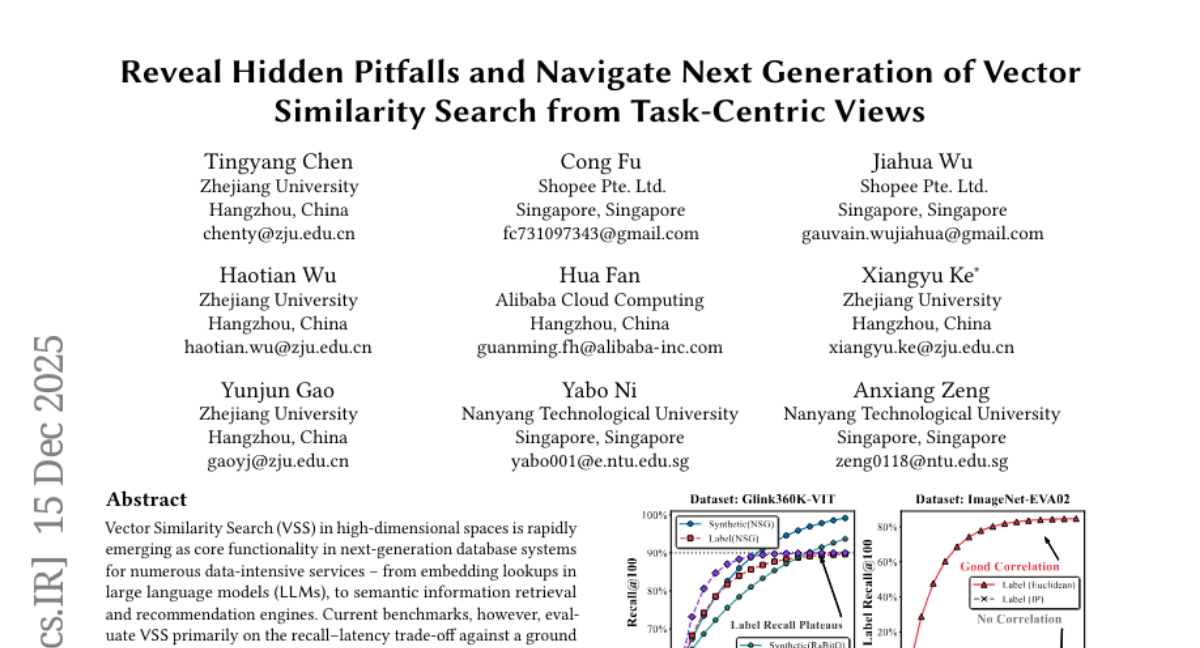 浙大破解向量搜索的"信息漏斗"陷阱：高效检索未必带来好结果