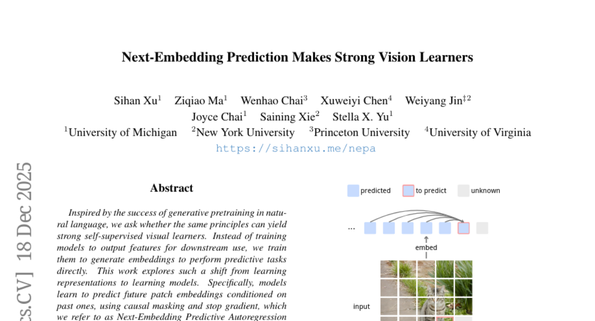 密歇根大学NEPA：预测游戏赋予AI类人视觉理解力