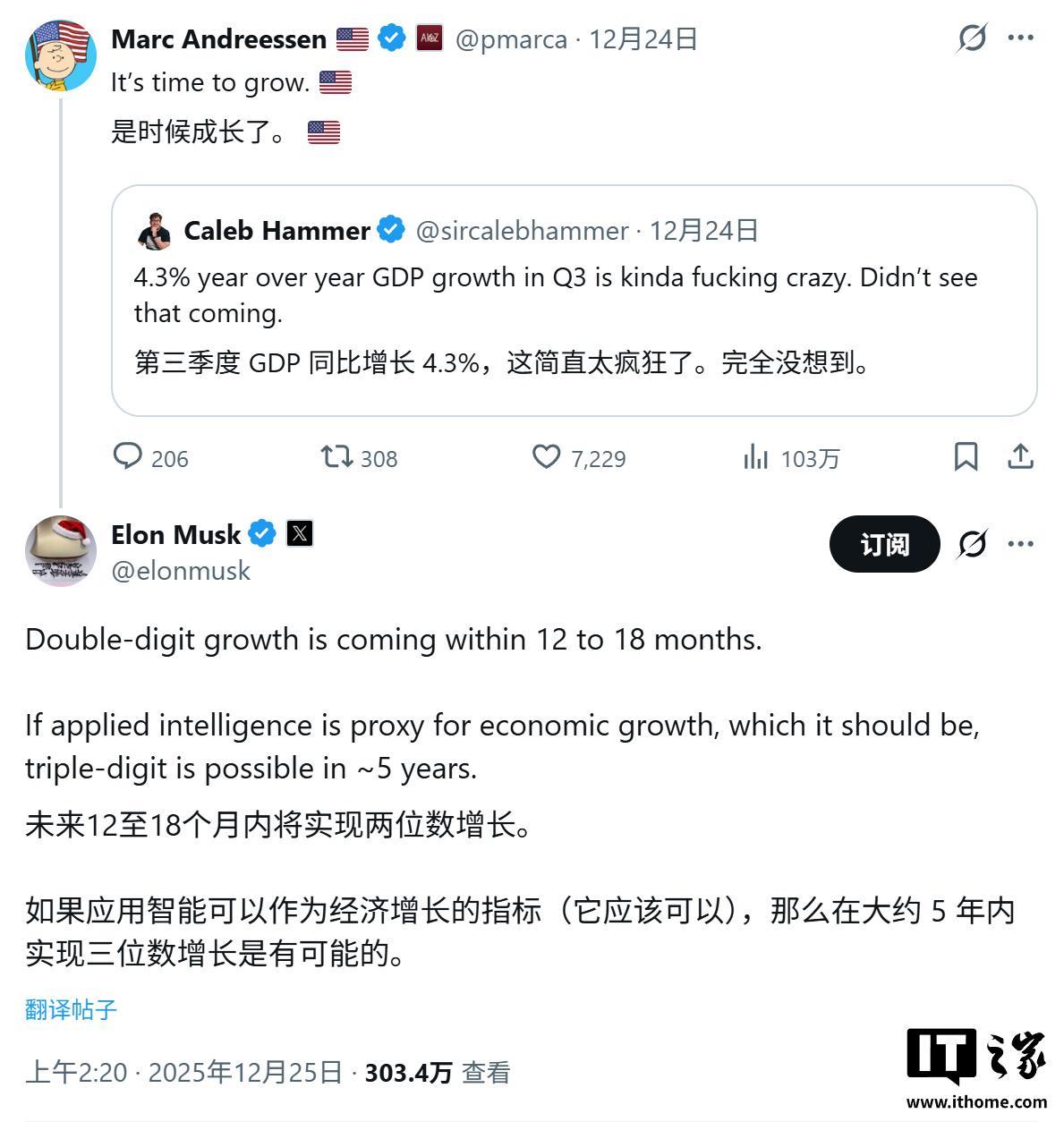 马斯克预测：AI和机器人彻底消除贫困与饥饿，工作是“可选项”