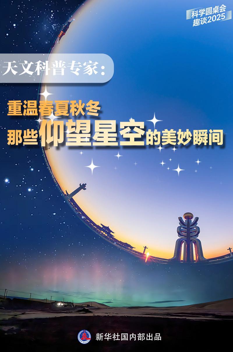 科学圆桌会·趣谈2025|天文科普专家：重温春夏秋冬那些仰望星空的美妙瞬间