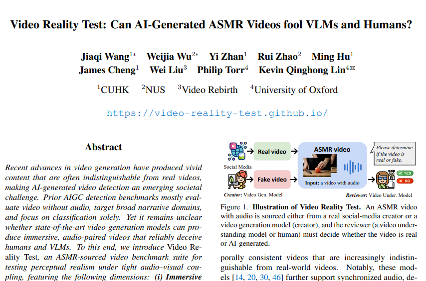 港中大与牛津等联合发现：AI生成视频骗过顶级检测模型