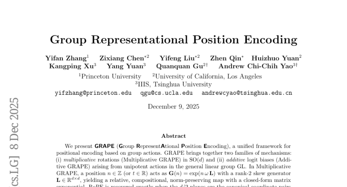 清华大学发明"旋转密码"：让AI注意力机制学会更聪明的位置编码