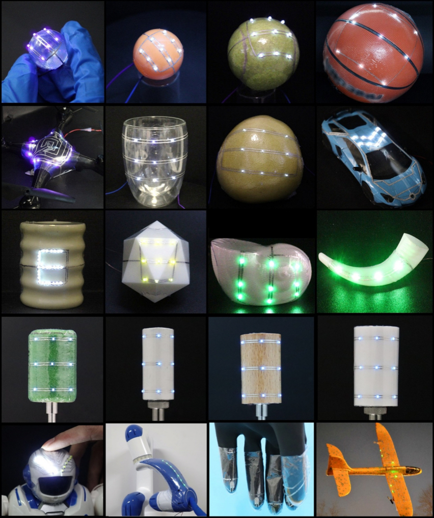 我国科研人员让精密电路像“保鲜膜”一样能包裹万物