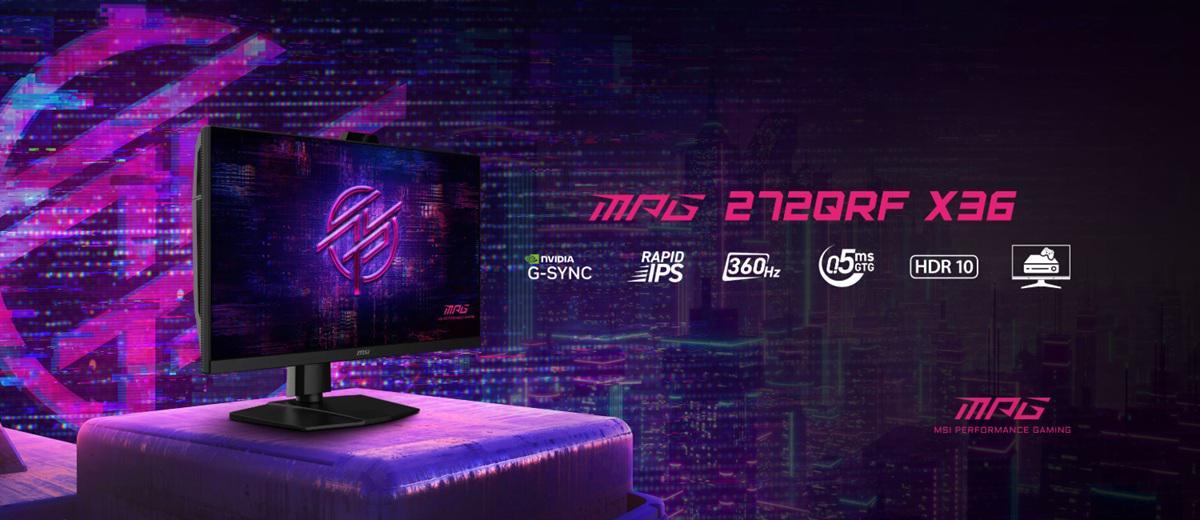 CES 2026：微星联合英伟达发布MPG 272QRF X36 G-SYNC 游戏显示器