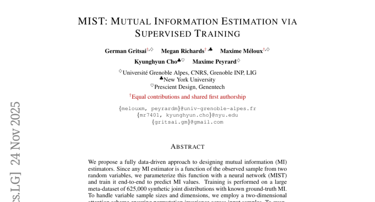 纽约大学团队突破：AI如何像人一样从数据中"感受"信息量
