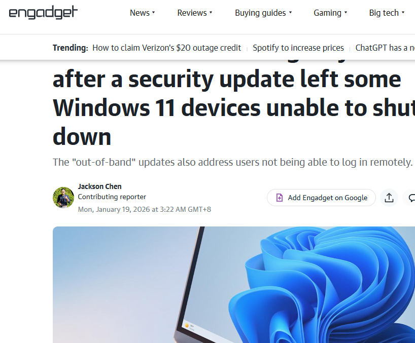 Windows 11安全更新出Bug？微软发布紧急修复程序