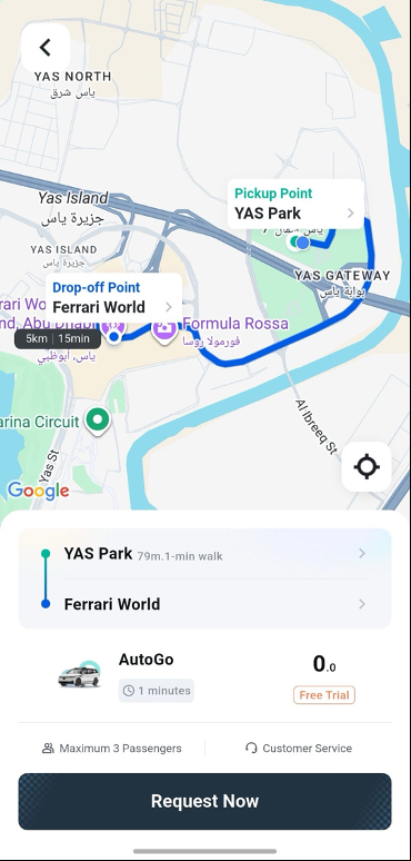 萝卜快跑海外启动面向公众全无人驾驶出行服务，首站阿布扎比