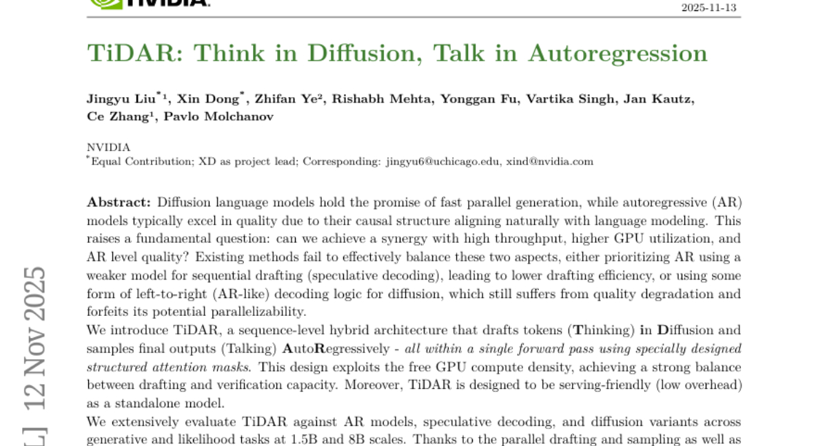NVIDIA研究团队打造"思考-表达"双模式AI