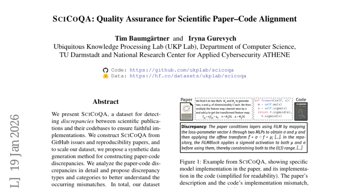 达姆施塔特工业大学发布SCICOQA数据集