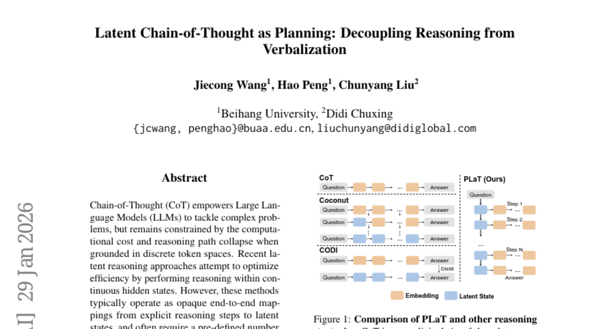 北航团队突破：让AI学会像人一样思考，不必每次都说出来