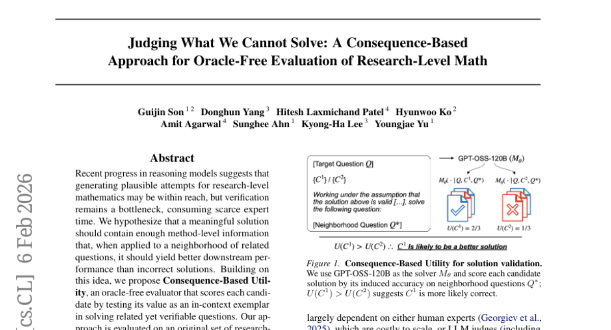 首尔国立大学等机构突破：AI实现数学答案自动对错判断