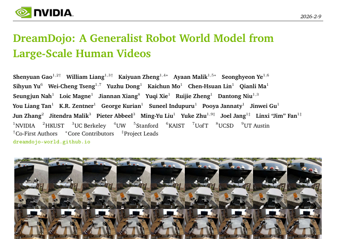 英伟达打造机器人"大脑"：从44万小时人类视频中学会灵巧操作