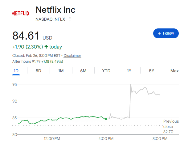 派拉蒙加价，奈飞“不跟”，华纳兄弟收购案“尘埃落定”