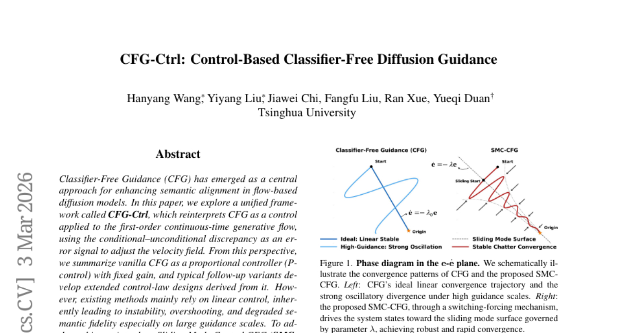 清华大学首次用控制理论破解AI绘画的"高剂量引导"难题