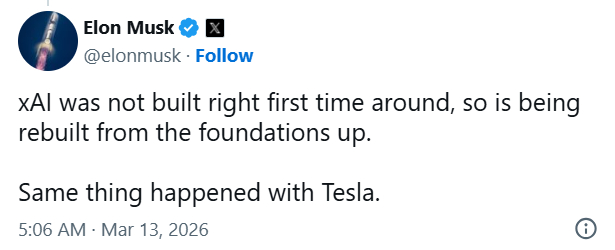 AI“追赶者”遇阻:扎克伯格推迟新模型,马斯克“从零”重组xAI