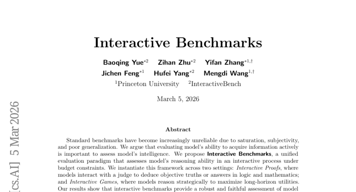 普林斯顿大学重新定义AI评测：让AI主动提问的革命性评价体系