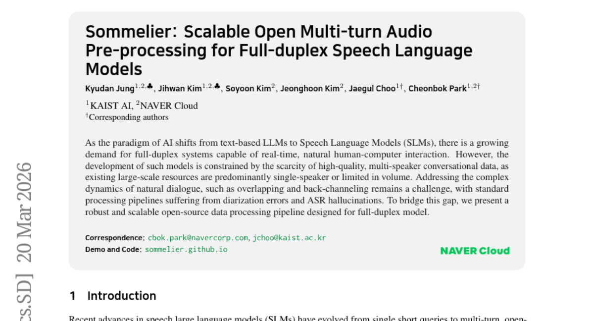 KAIST与NAVER联合推出Sommelier:让AI听懂人类对话的魔法加工厂
