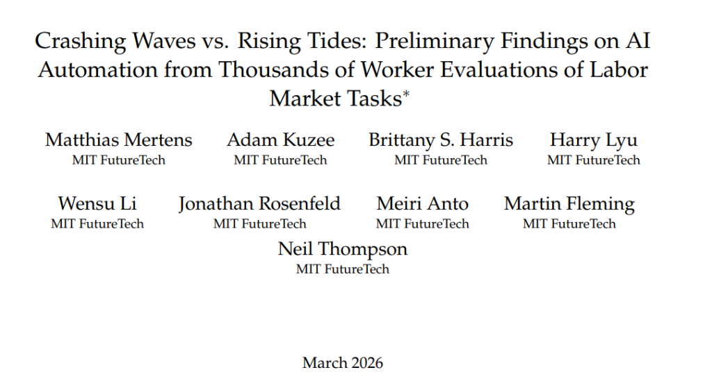 麻省理工：到2029年，AI足以胜任大部分基于文本的任务