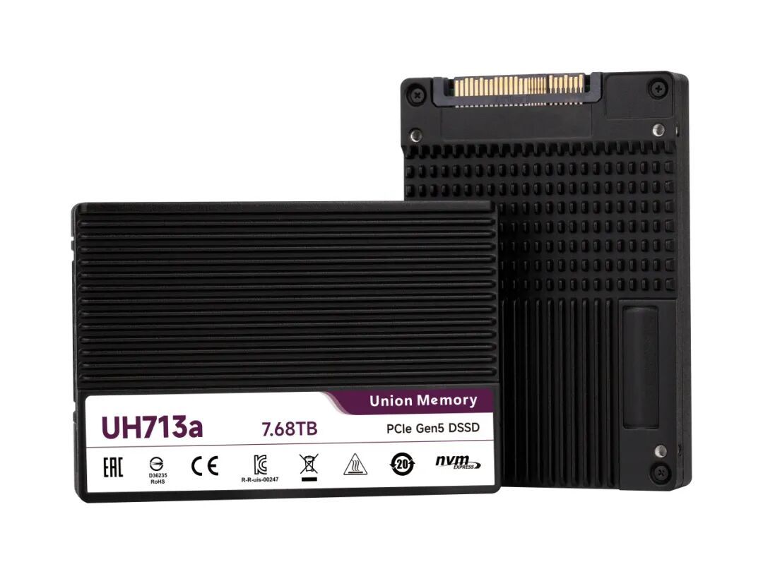 忆联预热UH713a：国内首款8通道数据中心级固态硬盘，支持压缩