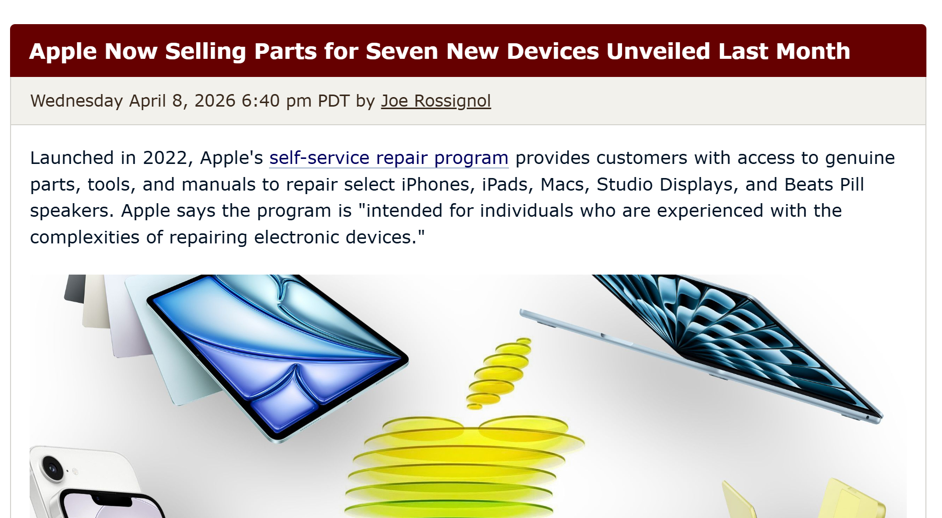 苹果终于妥协!2026 款新品用户可自己换电池屏幕