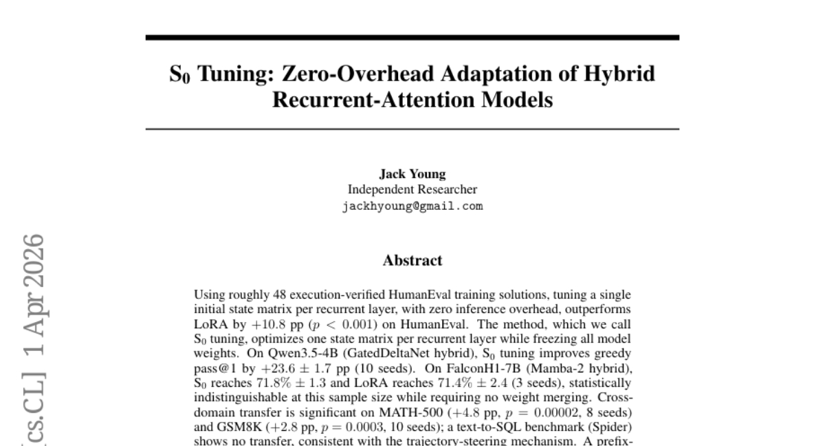 混合模型的"记忆魔法"：独立研究者发现AI大脑的全新调优秘密