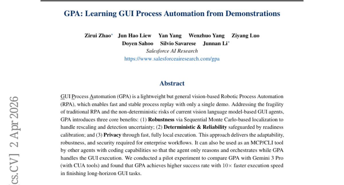 Salesforce GPA系统:电脑界面实现单次观摩自主重复执行能力突破