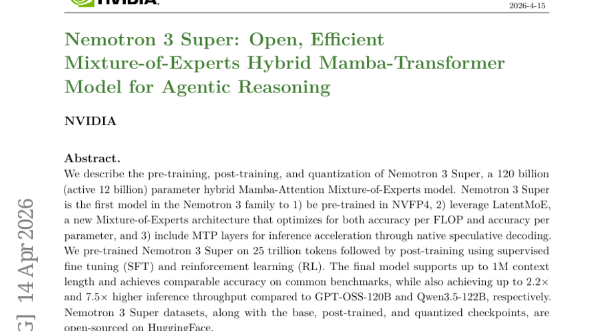 英伟达打造"超级大脑"，一款能以7.5倍速度碾压对手的推理模型