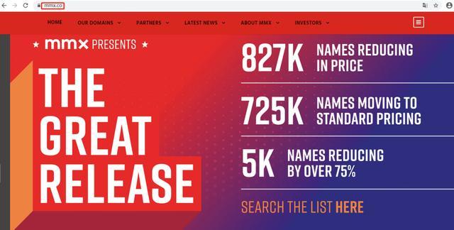 GoDaddy1.2亿美金收购MMX,获28个新顶级域名