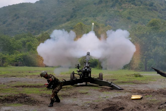 法國LG1型105毫米榴彈炮，一款成功的外貿(mào)武器，東南亞國家的最愛