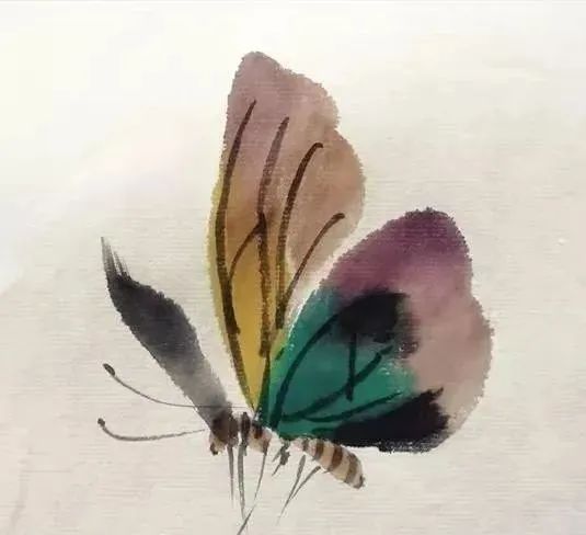 【國畫教程】幾種寫意蝴蝶的畫法，學(xué)會(huì)了拿去補(bǔ)景是一絕