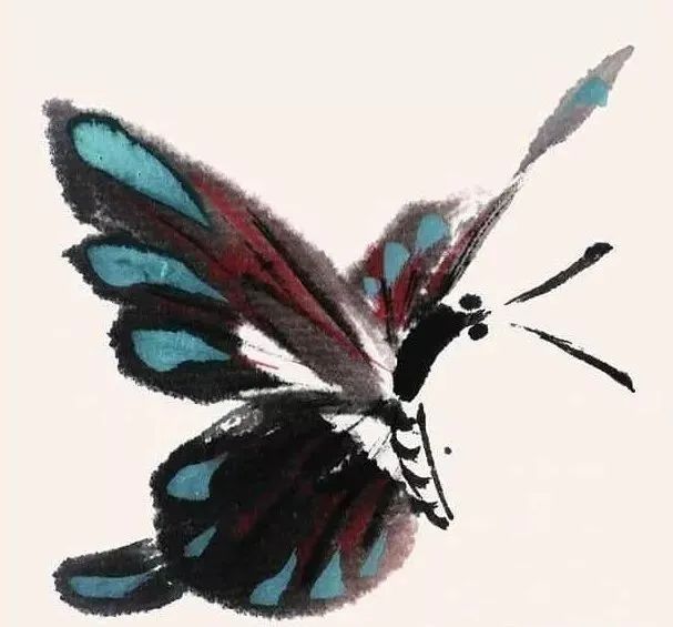 【國畫教程】幾種寫意蝴蝶的畫法，學(xué)會(huì)了拿去補(bǔ)景是一絕