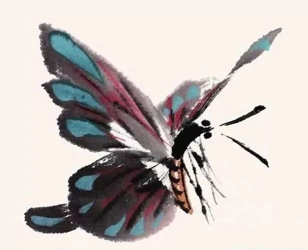 【國畫教程】幾種寫意蝴蝶的畫法，學(xué)會(huì)了拿去補(bǔ)景是一絕