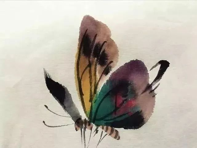 【國畫教程】幾種寫意蝴蝶的畫法，學(xué)會(huì)了拿去補(bǔ)景是一絕